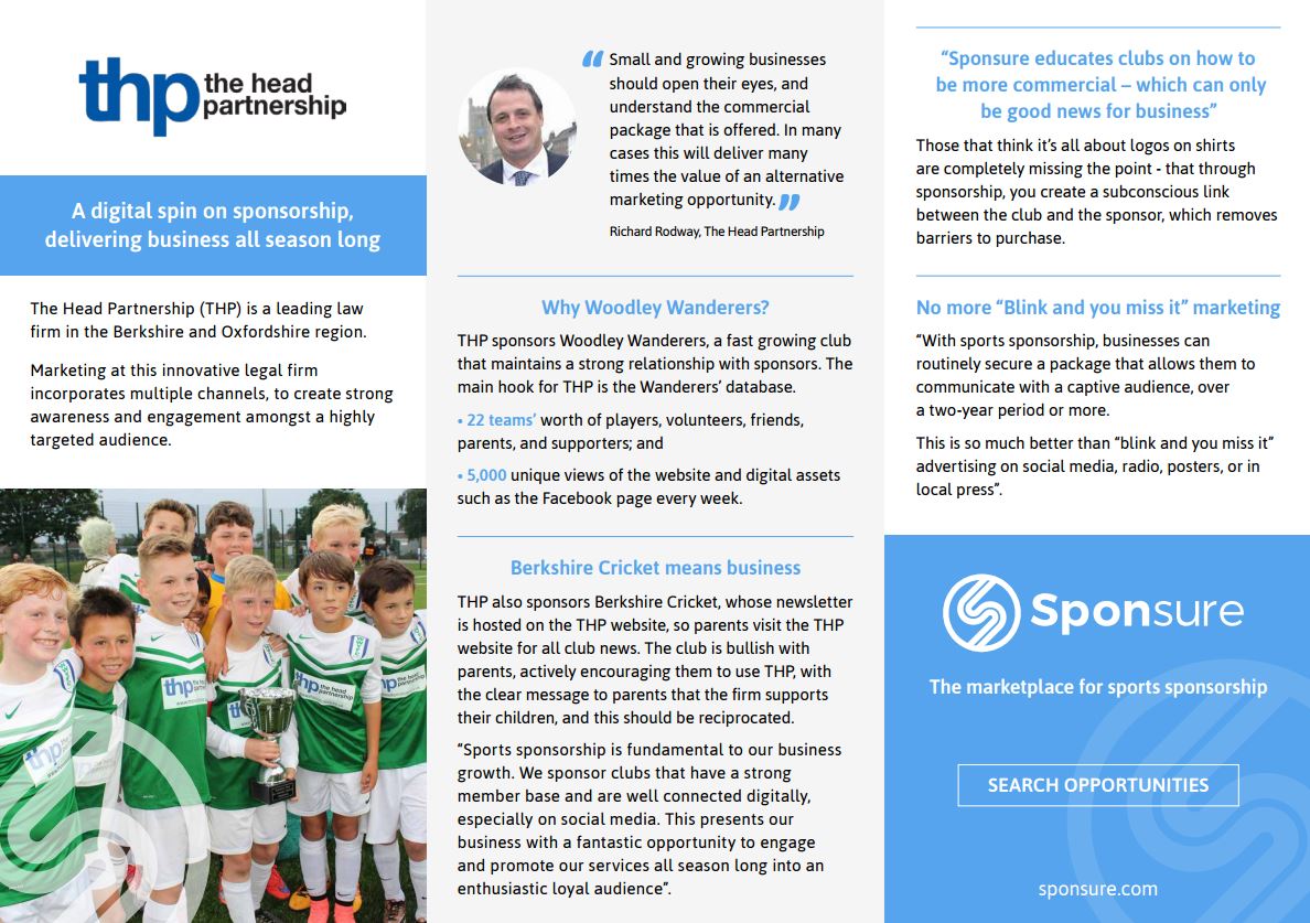 Increase sales and marketing with sport sponsorship